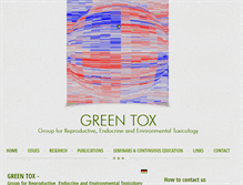 Tablet Screenshot of greentox.org